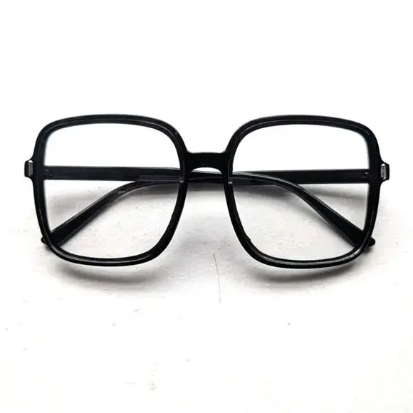Retro Black Square Sunglasses 70s Festival Sunnies Grunge Minimalist Y2K Shades Retro Black Square Sunglasses 70s Festival | Mercari main image 3